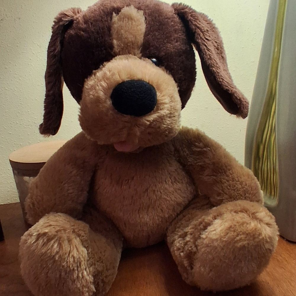 Build-A-Bear Brown Tan Plush Dog